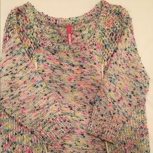 Happy multi colored sweater